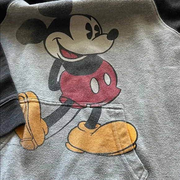 Disney Mickey Mouse Kids Hoodie - Black, Gray, and Red - Picture 3 of 4